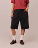 Baggy Denim Jorts - Black