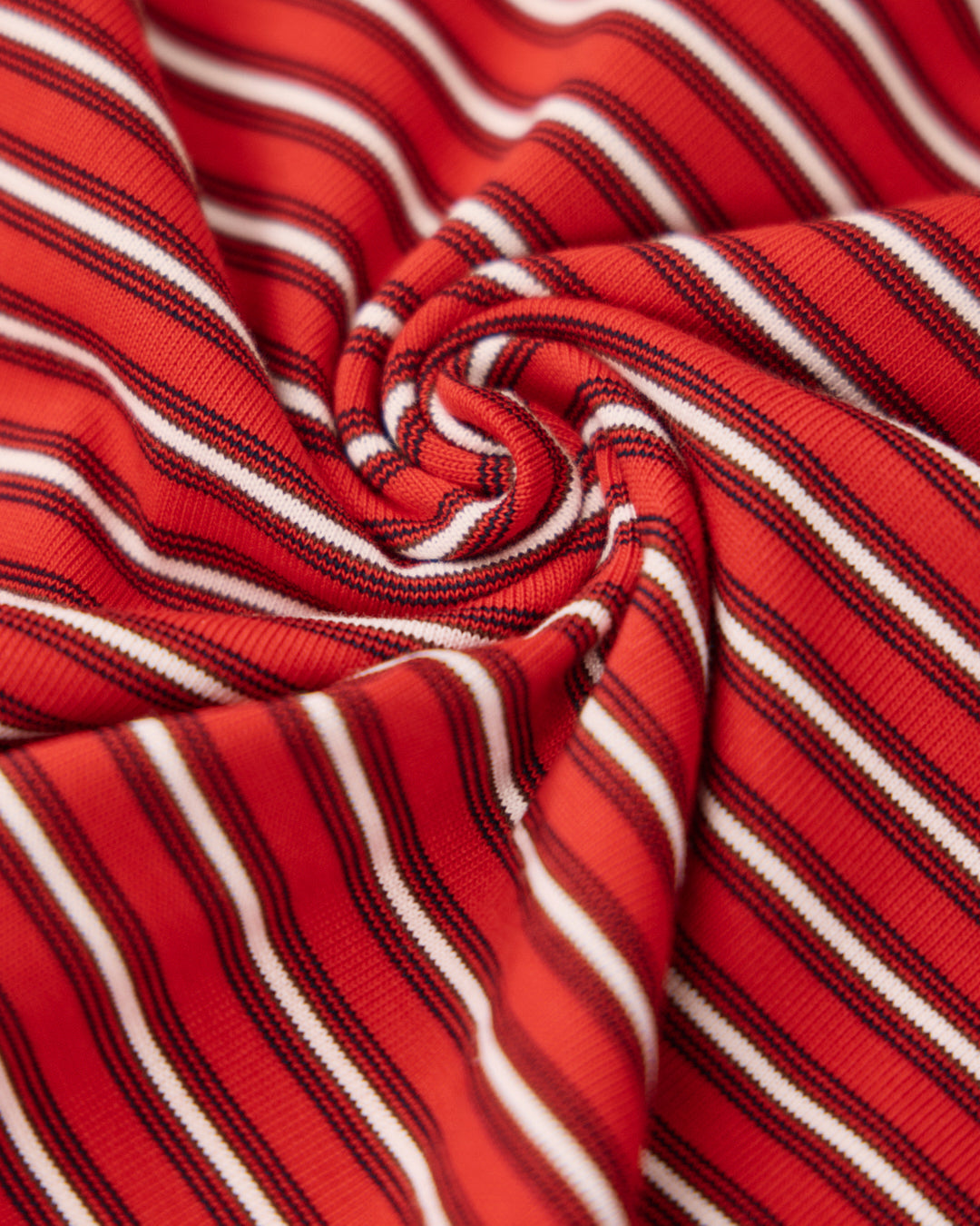 SS Polo Shirt - Red/White Stripe