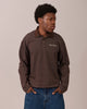 LS Polo Shirt - Brown Stripe