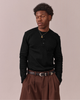 LS Henley Shirt - Black