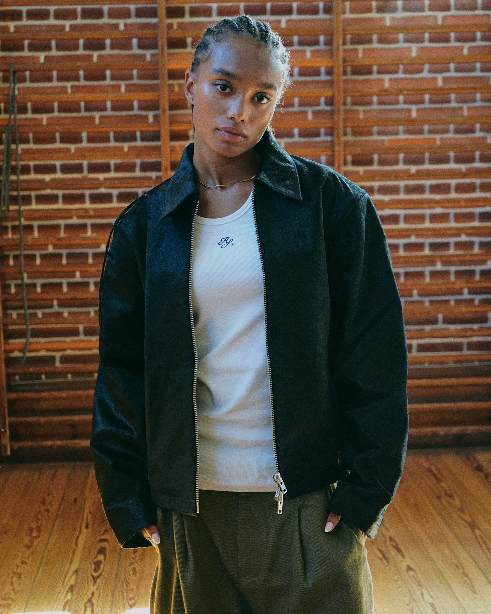 Cow Hide Leather Jacket - Black – Avoni Projects