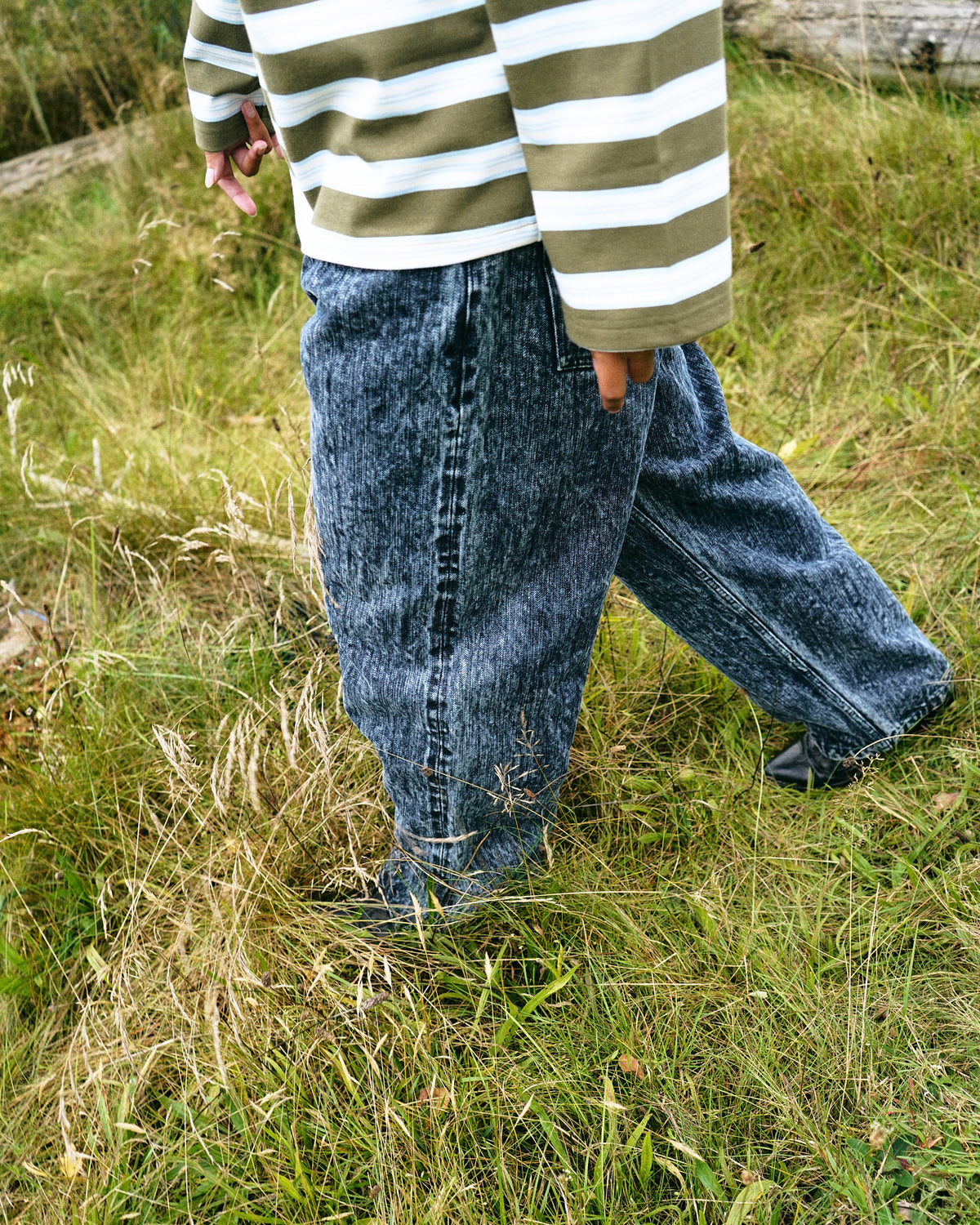 Baggy Jeans - Washed Indigo