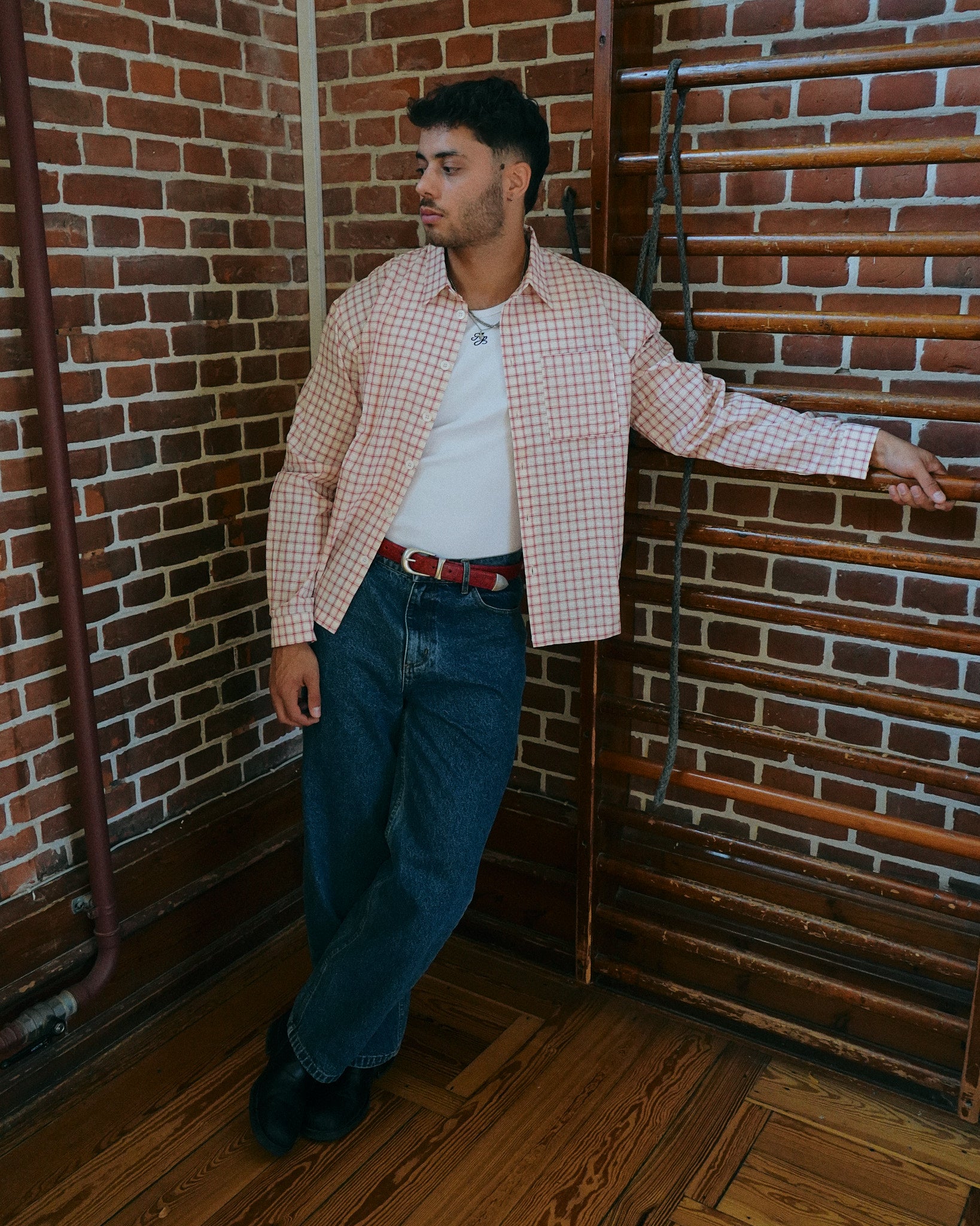 LS Checkered Shirt - Big Red Check