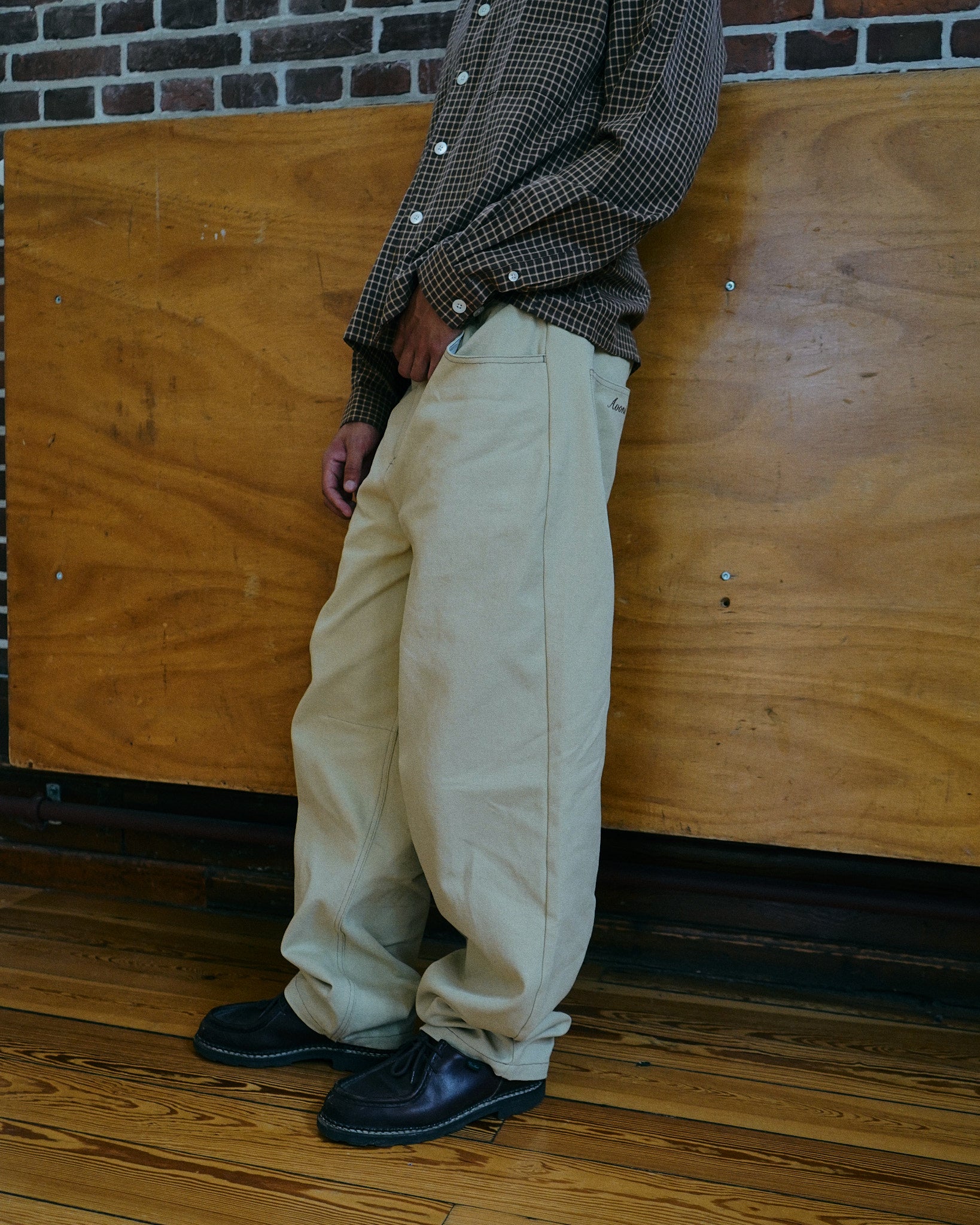 Baggy Duck Dart Jeans - Sand